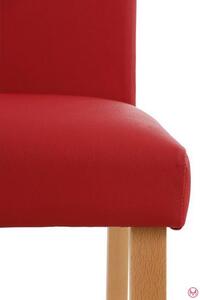 Set 2 scaune Rubin Stuhlparade rosii piele ecologica