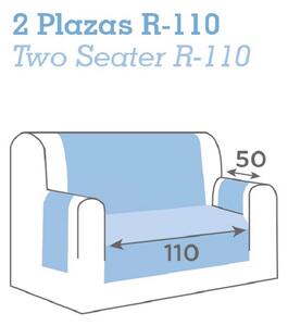Husă pentru canapea cu două locuri Moorea, maro 110x50 cm