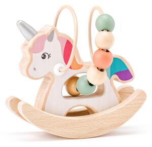 Unicorn Woody, cu labirint, de legănat