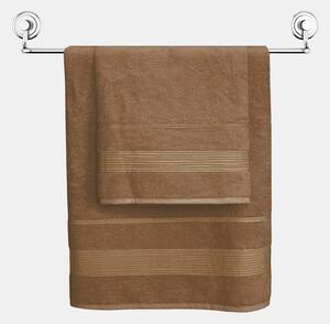 Prosop Moreno maro, material cu fibre de bambus maro 140 cm