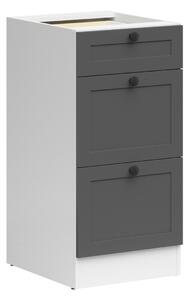 Dulap modular cu sertare Classic Grey 102, 83x40x47cm, 18.8 kg