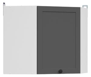 Dulap modular de colț pentru perete Classic Grey 106, PAL laminat, 57x60x60cm, 17.05 kg