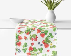 Goldea napron de masă decorativ valencia - fructe de pădure 20x120 cm