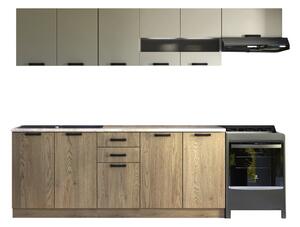 Set de bucătărie Houston 1182, 260x60cm, 141.2 kg