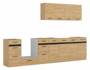 Set de bucătărie modular Berna 122, 300x47cm