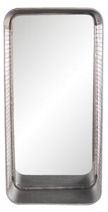 Oglinda in cadru metalic cu aspect industrial 28x15x57 cm