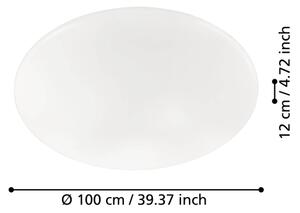 Eglo 97528 - Plafonier LED GIRON 80W/230V cu dimmer și DO