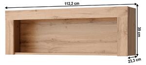 Raft suspendat 110 cm Mateo 110 (stejar wotan). 1065271