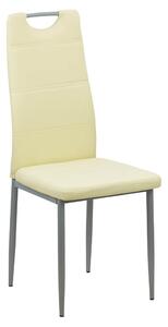 Scaun dining Serena, crem