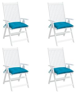 Perne de scaun 4 buc. albastru deschis 50x50x7 cm textil oxford