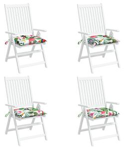Perne pentru scaun 4 buc. multicolor 40x40x7 cm material textil
