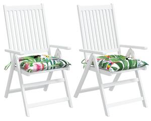 Perne de scaun, 2 buc., multicolor, 50x50x7 cm, textil oxford