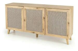 Comoda BORNEO, stejar artisan, PAL laminat, 160x40x85 cm