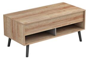 Masuta Cafea Skill PAL Finisaj Natur-Gri Dim. 110x55x47.5 Cm