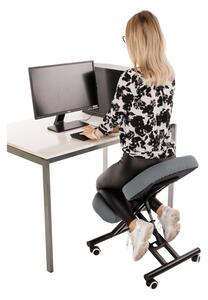 Fotoliu birou ergonomic Kilo (gri deschis + negru). 1016262