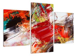 Tablou abstract colorat (90x60cm)