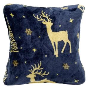 Husa de perna microplus GOLDEN DEER 40x40 cm albastru inchis