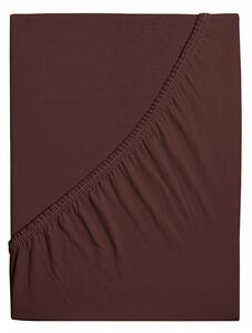 4Home jersey sheet Ideal maro închis , 200 x 200cm, 200 x 200 cm