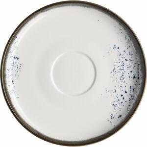 Mäser Farfurie de cafea Pintar Alb puncte albastre14 cm, L