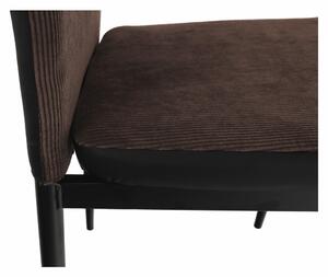 Scaun de sufragerie Enrico (maro închis + negru). 1016555