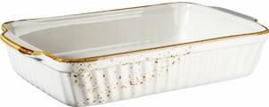 Mäser Tigaie Pintar White cu puncte maro 36,4 x22,3 cm, L