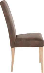 Set 2 scaune Carola maro 47/60/100 cm