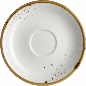 Mäser Farfurie Espresso Pintar Puncte maro alb 13cm, S