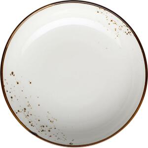 Mäser Farfurie adâncă Pintar Alb maro puncte 21 cm