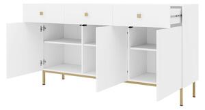 Z0ND0 Comodă Probazzo 3D3SZ (Alb + auriu) . 1103669