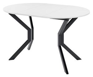 Masă sufragerie extensibilă 90 cm Kertare M 90 (Alb + Negru) (pentru 2-4 persoane). 1105351