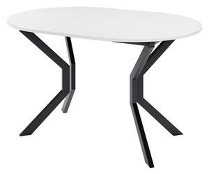 Masă sufragerie extensibilă 90 cm Kertare M 90 (Alb + Negru) (pentru 2-4 persoane). 1105351