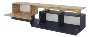 Set mobilier living Bokas II (Alb + Stejar wotan) . 1105945