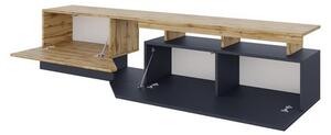 Set mobilier living Bokas II (Alb + Stejar wotan) . 1105945