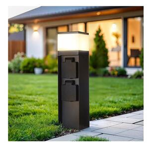 Solight PG13B - Lampă de exterior cu 2 prize 1xG9/11W/230V IP44