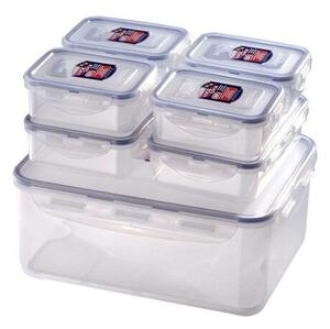LOCKnLOCK Set de 7 recipiente pentru alimente