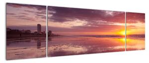 Tablou de apus de soare peste mare (170x50cm)