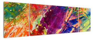 Tablou abstract în culori (170x50cm)