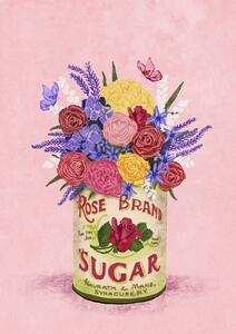 Ilustrație Flowers In a vintage Can, Raissa Oltmanns, (30 x 40 cm)