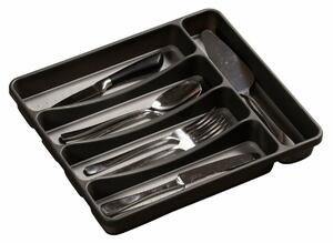 Kesper 30091 Dulap plastic 5 compartimente, gri,32,3 x 29,5 x 4,5 cm