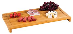 Kesper 58590 Placă de tăiat din bambus, 54 x 28 x4,7 cm