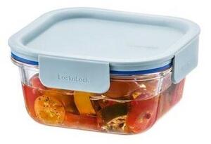 LOCKnLOCK Borcan pătrat de sticlă CLEAR, 500 ml ,mentă, 500 ml