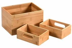 Kesper 58194 Set de cutii din bambus 3 buc