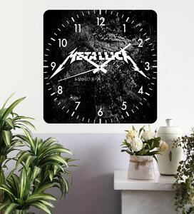 Ceas de perete Metallica Silver