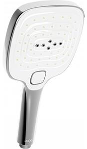 Accesorii Mexen - cap duș de mână Oval R-17, 3 funcții, crom-alb, 79517-02