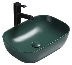 Mexen Rita chiuvetă pe blat 45 x 32 cm, Verde închis mat - 21084547