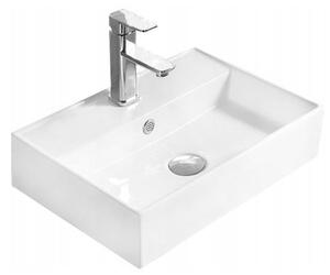 Mexen Blanca chiuvetă pe blat 50 x 35 cm, Albă - 21105000