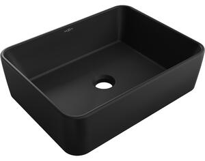 Mexen Catia chiuvetă pe blat 48 x 37 cm, Negru mat - 21314885
