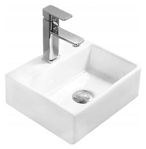 Mexen Mini chiuvetă pe blat 40 x 30 cm, Albă - 21094000