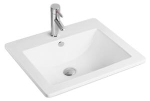 Mexen Salma chiuvetă Montaj încastrat în blat 53 x 46 cm, Albă - 25365300