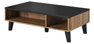 Masuta cafea LOTTA, negru/stejar sonoma, PAL, 110x60x35 cm